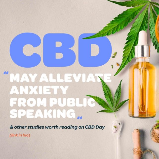 It's National CBD Day! How much do you know about this versatile compound? You can read four studies about CBD on our website!
