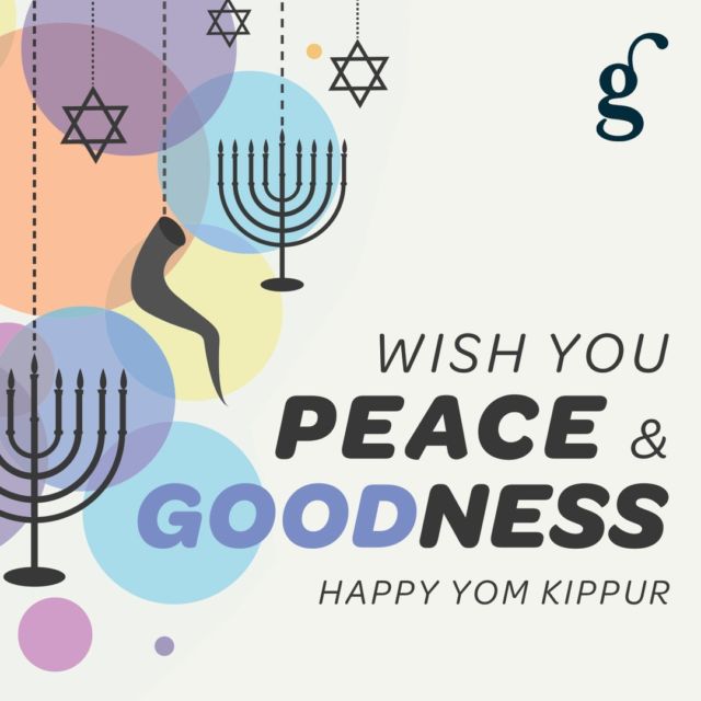 We wish you peace and goodness this Yom Kippur