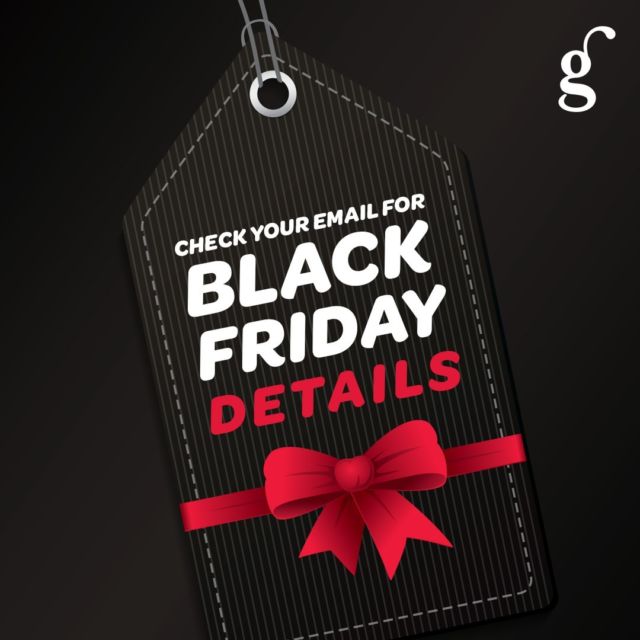 Black Friday will be here soon! Check your email to hear all about what we've got planned 😉 Not on our email list? There's still time! Visit our website (link in bio) to sign up!