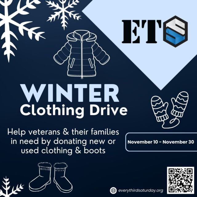 MINNESOTA: There are six days left to help us help @everythirdsaturday and support veterans! Don't forget to drop off new or gently-used winter clothing and boots at any of our MN locations by the end of November.